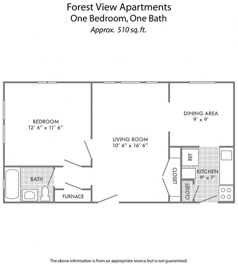 the floor plan of forest view apartments